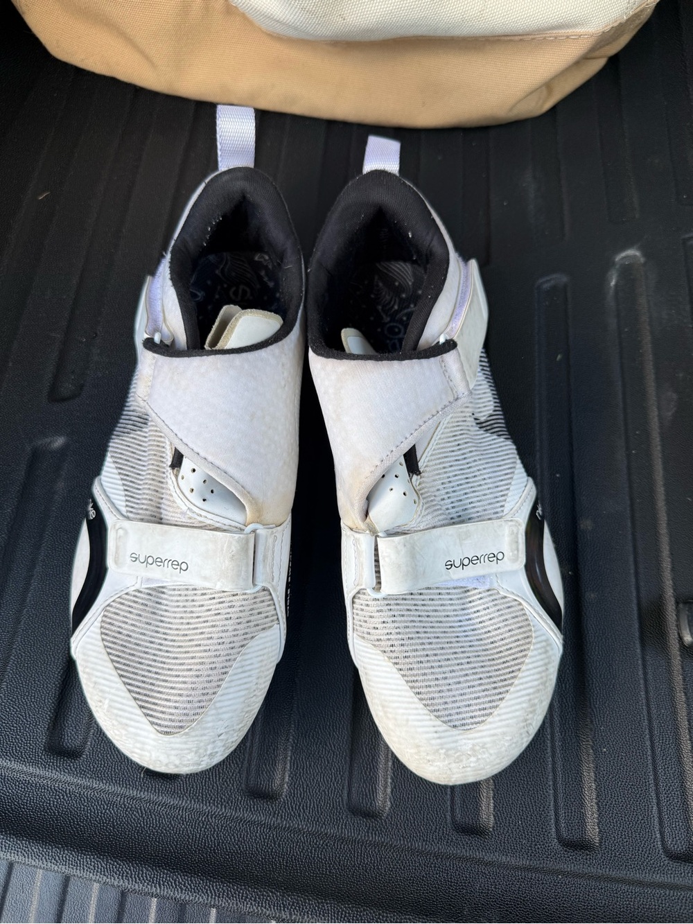 Nike Women White & Black SuperRep Indoor Cycling Shoes
